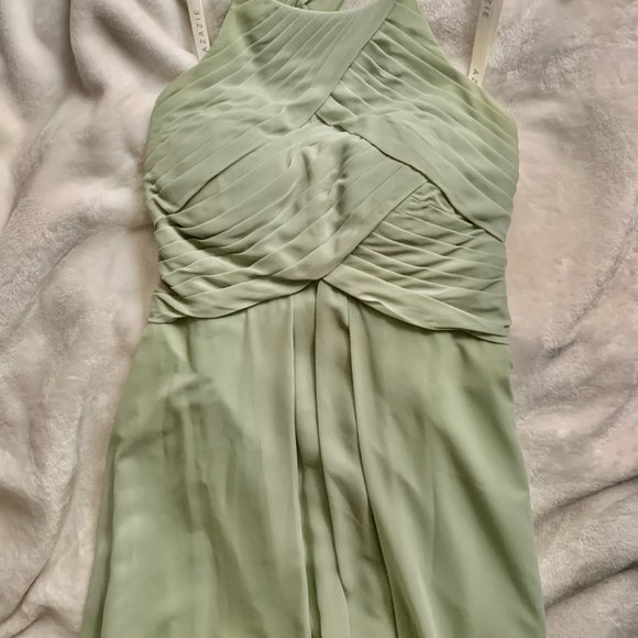 Azazie Ginger Bridesmaid Dress, Dusty Sage - Picture 3 of 3
